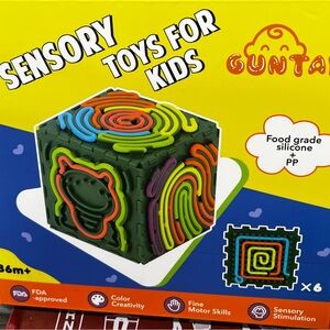 Sensory Cube Toy for Kids - Multicolor
